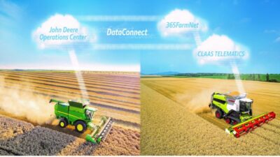 DataConnect – en ny era inom precisionslantbruk från CLAAS, 365FarmNet och John Deere