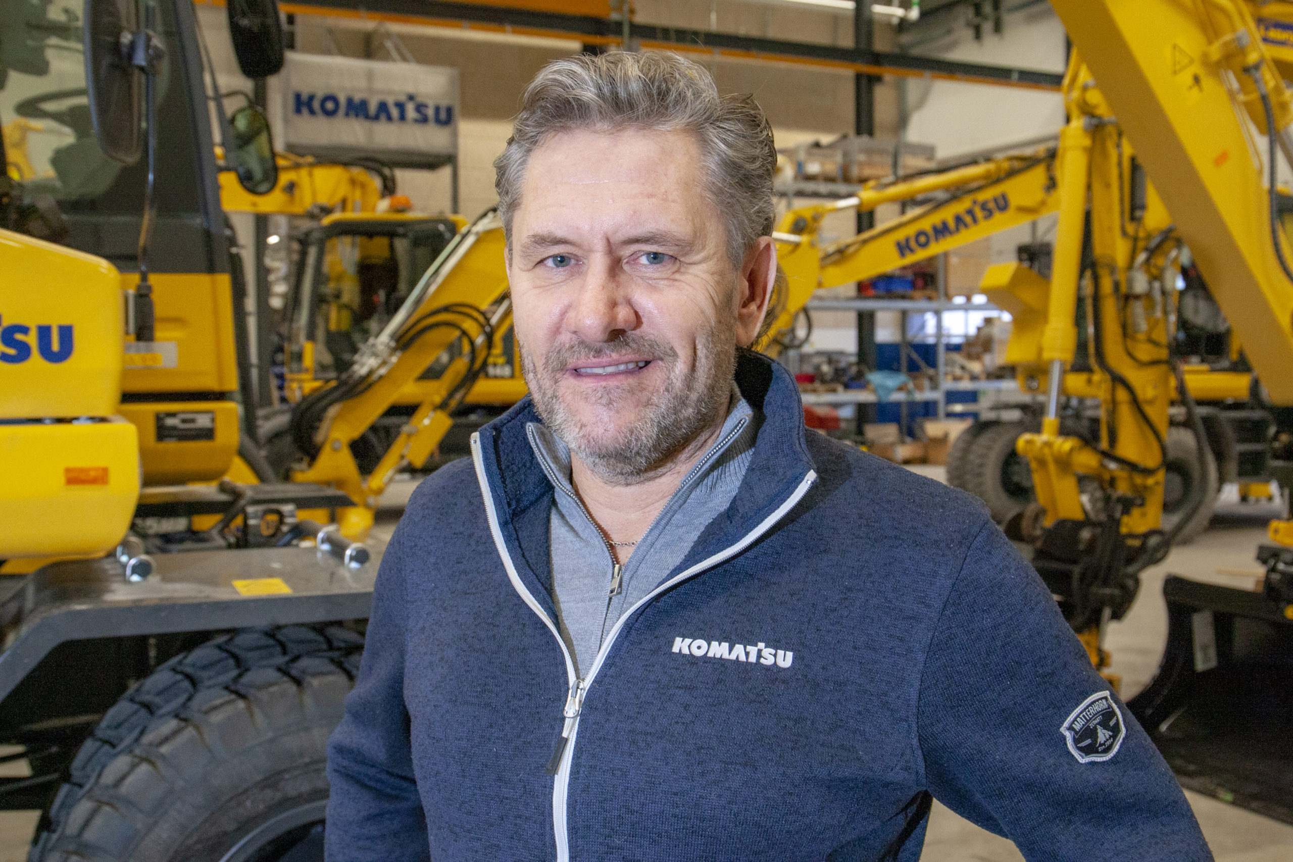 Patrick Andersson är ny säljare av Komatsu och Bomag i Stockholm och Mälardalen.