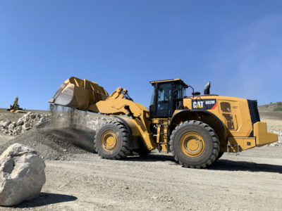Hjullastaren Cat 982M.