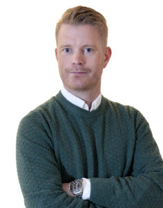 Tobias Rostedt, produktchef för Bomags produkter i Sverige.