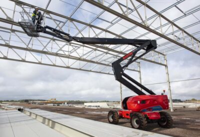 3. Med 48V/460A batterikraft till sitt förfogande så klarar Manitou 200ATJe Oxygen hela en och en halv dags arbete utan att behöva laddas.