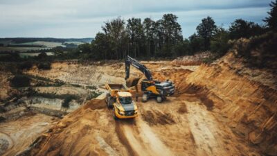 First Volvo EC380E Hybrid in Europe delivering promised fuel efficiency savings 1