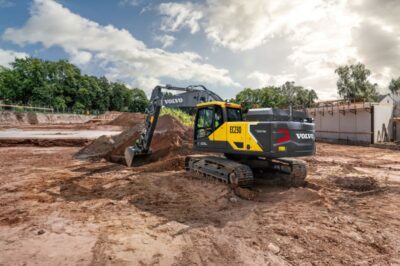 Hero image of the EC230 Electric Crawler Excavator