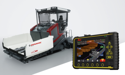 Dynapac and Leica Geosystems launch automated steering and screed edge control for asphalt pavers2