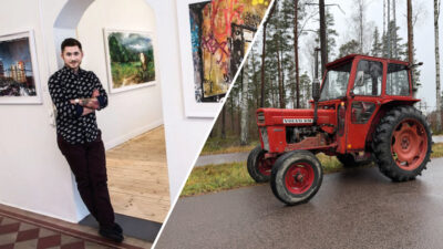 Erik Hjorth-traktorkonstverk