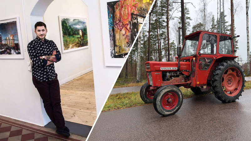 Erik Hjorth-traktorkonstverk